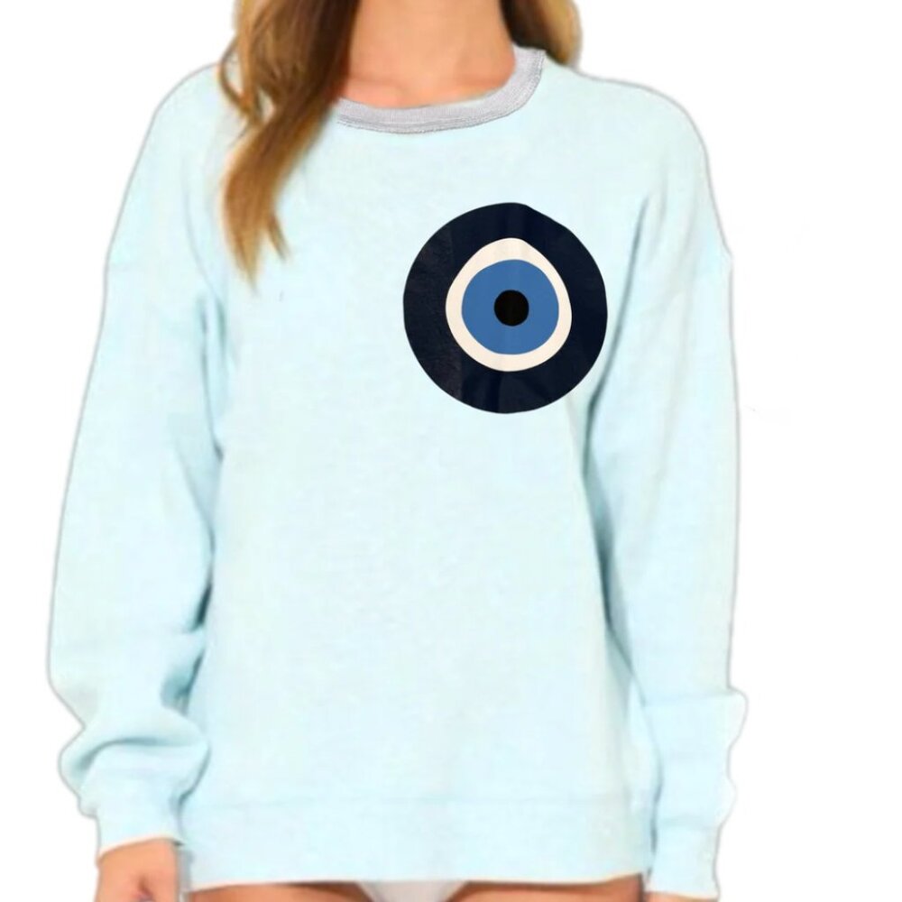 Evil Eye Crew Inside Out Sweatshirt